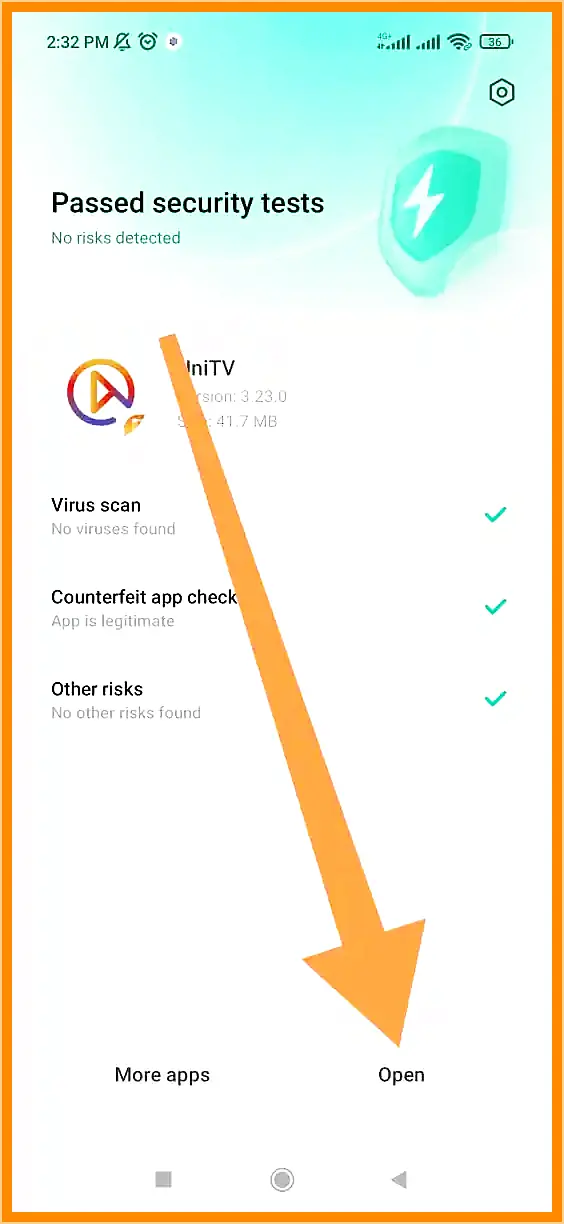 UniTV APK 2026: baixar para Android, TV Box e Fire Stick 14 Passo 4: Executar o UniTV