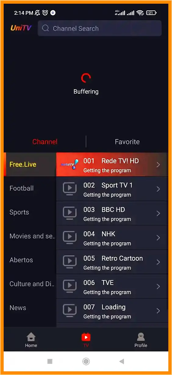 UniTV APK 2026: baixar para Android, TV Box e Fire Stick 4 Canais de TV no UniTV