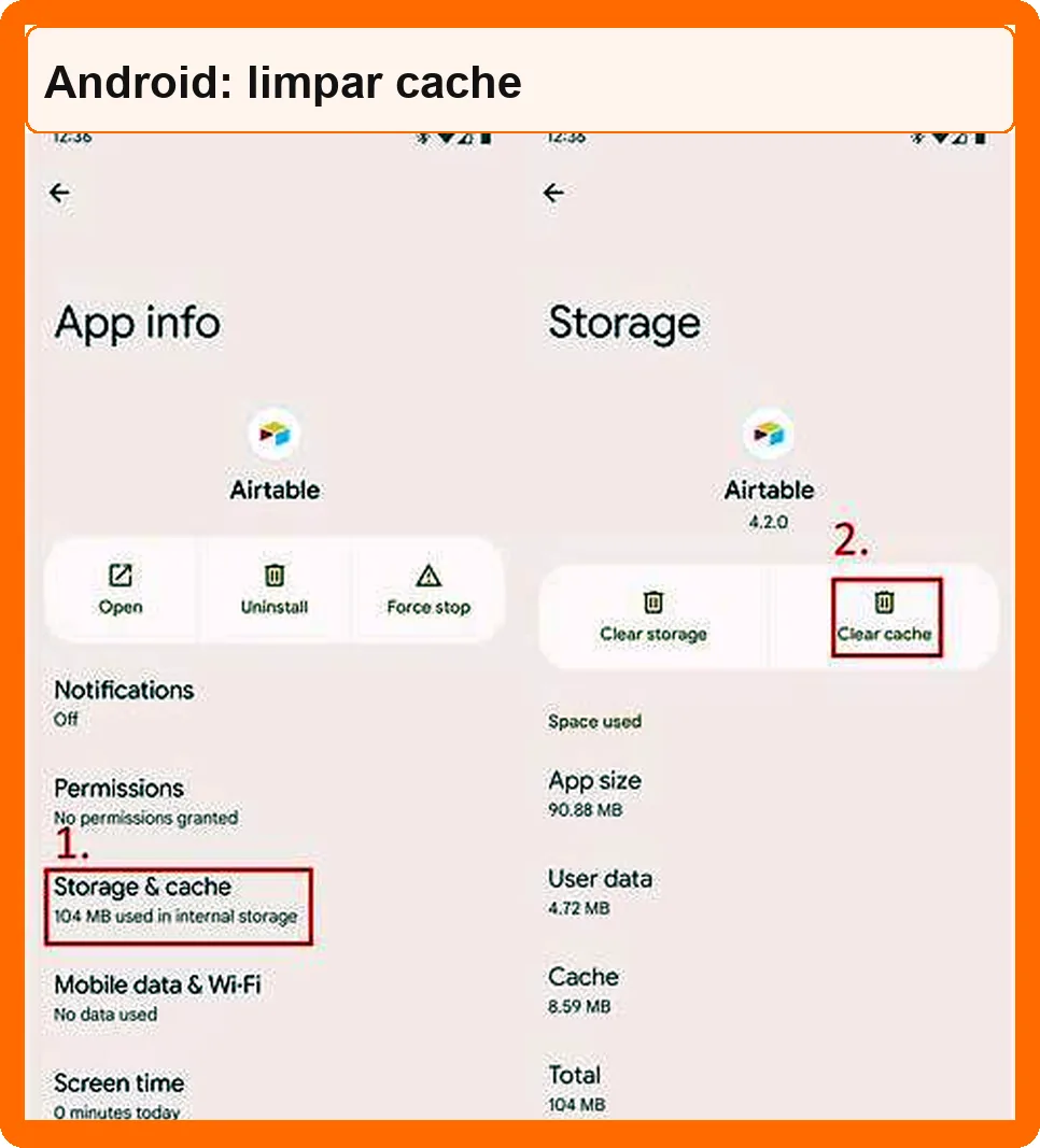 Limpar cache do UniTV no Android Caminho para limpar cache do UniTV no Android